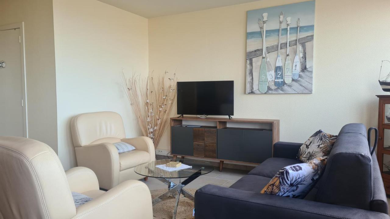 Residence Du Bord De Mer 9 Appartements Avec Une Vraie Vue Mer เลอเทรปอร์ ภายนอก รูปภาพ